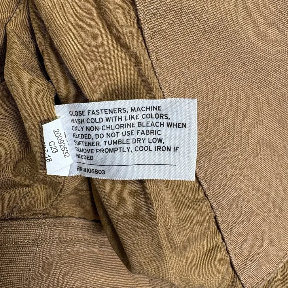 Duluth Trading Flex Fire Hose Ultimate Vest Mens XL Brown Multi Pocket Workwear